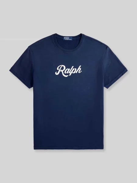 Koszulka polo Polo Ralph Lauren z logo niebieska