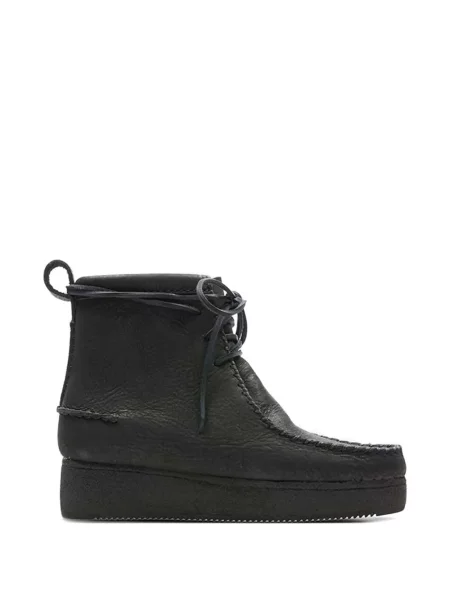 Top Clarks Originals cu șireturi din dantelă negru