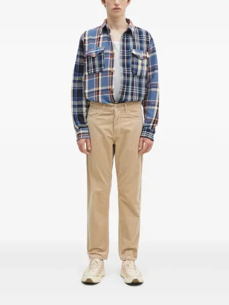 Карирана риза Human Made синьо