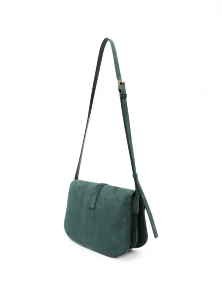 Body Tom Ford din piele de căprioară verde
