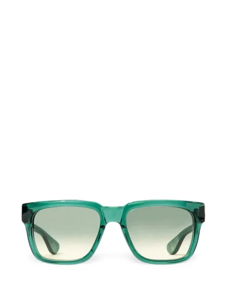 Ochelari de soare Chrome Hearts cu motiv cu inimi verde