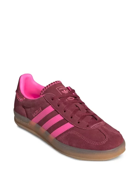 Sneakerși Adidas Gazelle din piele de căprioară roșu
