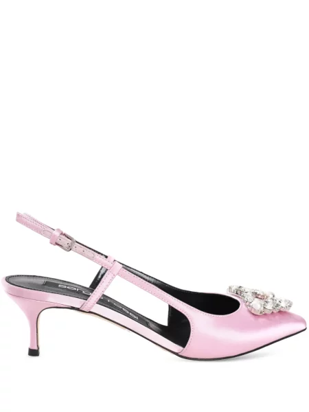 Pantofi cu toc Sergio Rossi roz