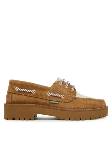 Polobotky Barbour hnědé