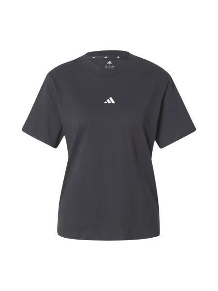 Tricou Adidas Sportswear cu autograf negru
