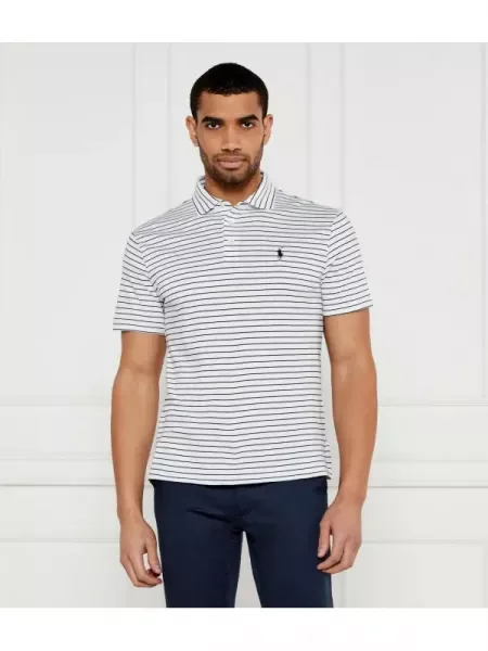 POLO RALPH LAUREN Tenisz póló | Custom slim fit fehér