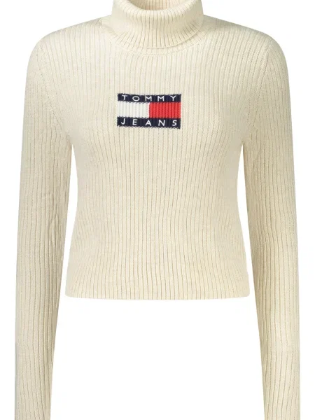 Вълнена водолазка Tommy Hilfiger бежово