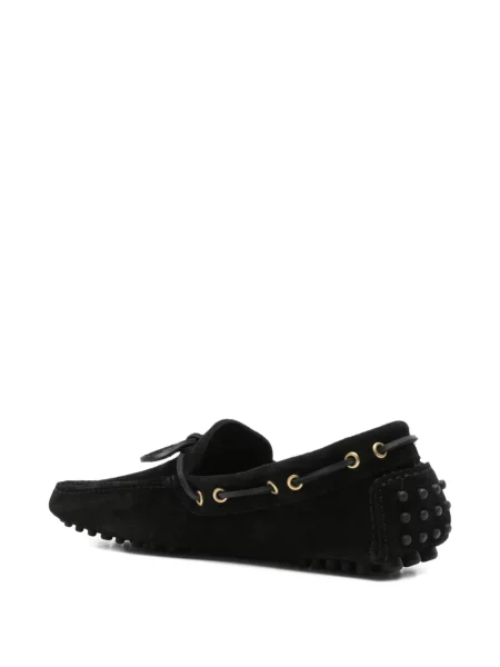 Pantofi loafer Tom Ford din piele de căprioară negru