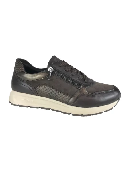 Sneakersy Remonte casual brązowe