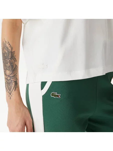 Lacoste Koszulka Loose Fit Crew Neck T-Shirt biały