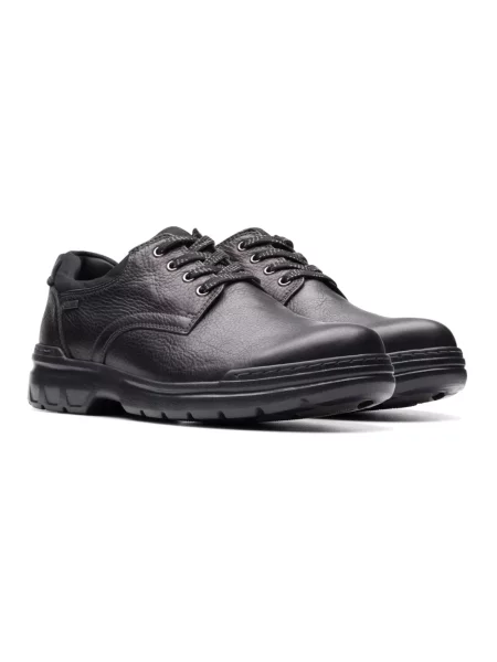 Półbuty Clarks skórzane czarne