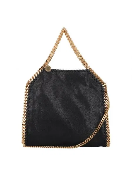 Mała mały torebka na łańcuszku Stella Mccartney elegancka czarna