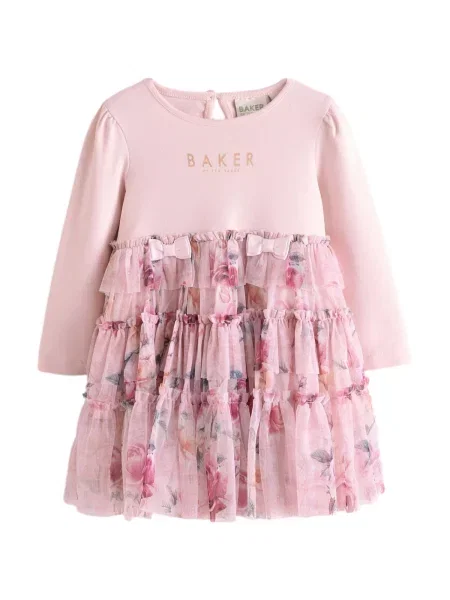Baker by Ted Baker Rochie fumuriu / portocaliu / roz / roz albastru