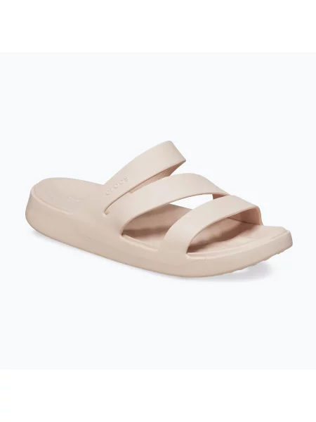 Pántos félcipő Crocs rózsaszín