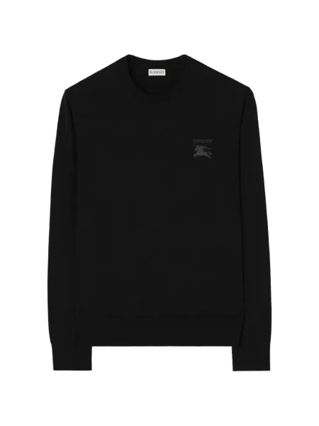 Pulover Burberry de lână negru