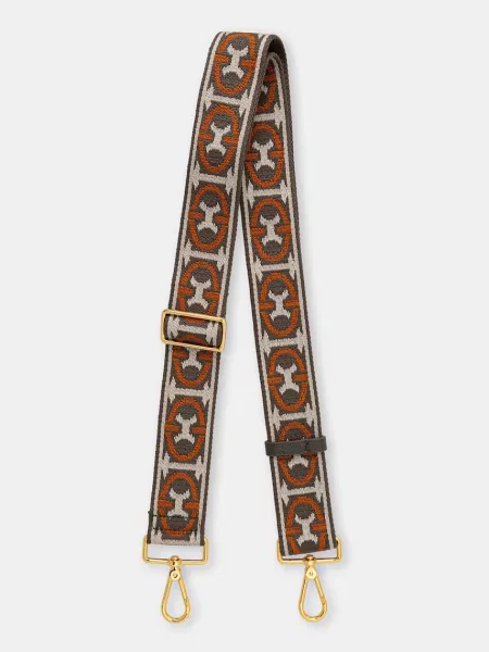 Coccinelle ремінець для сумки NASTRO MONOGRAM TRICOLOR