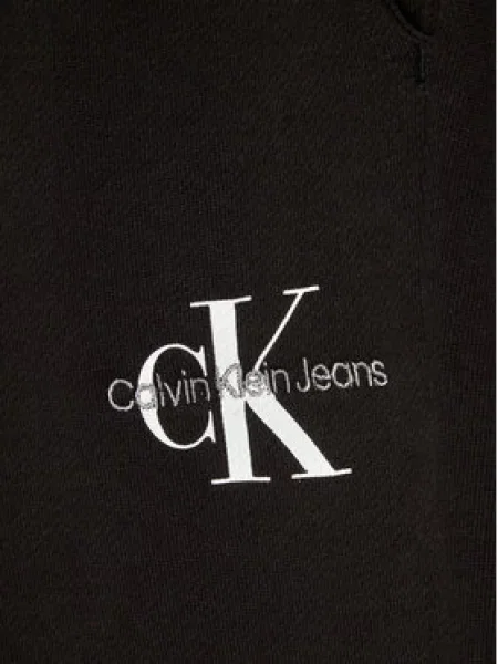 Teplákové kalhoty Calvin Klein Jeans černé