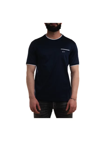 Tricou Paul & Shark albastru