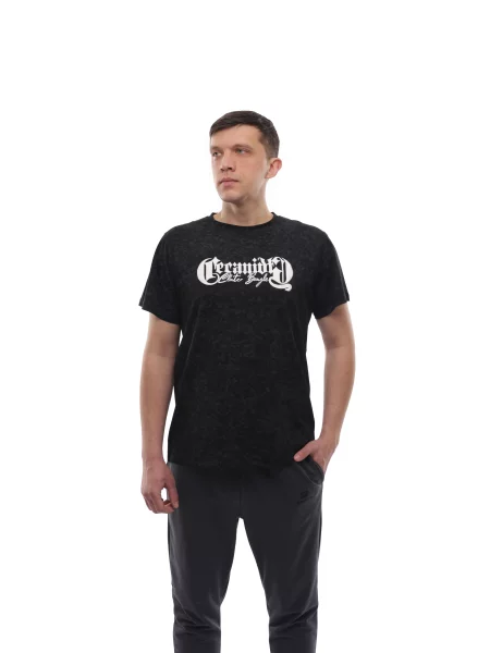 Футболка LUMO віскоза/поліестер чорний