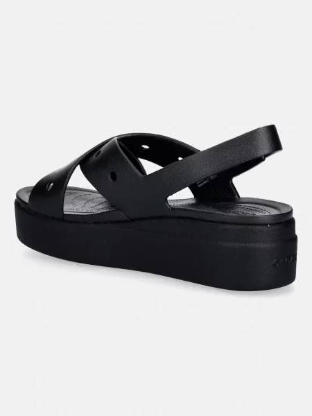 Crocs szandál Brooklyn 4U Cross Strap Sandal fekete