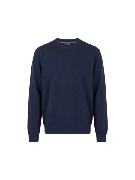 Sweter Peserico z kaszmiru niebieski