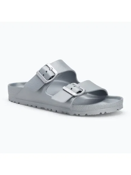 Šľapky BIRKENSTOCK Arizona EVA Narrow metallic silver sivá