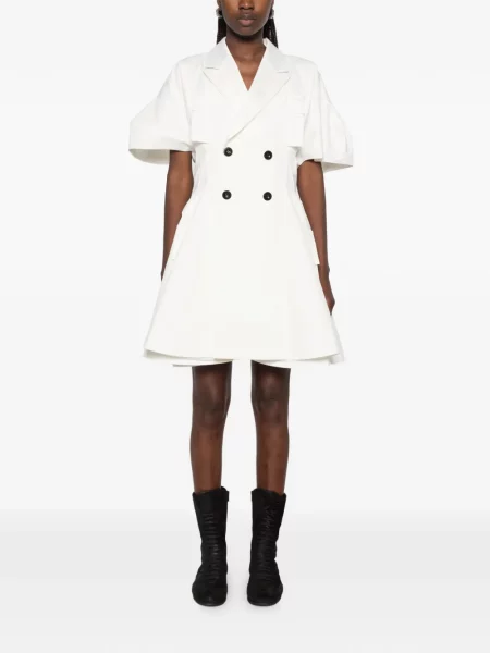 Rochie Sacai cu două rânduri de nasturi negru