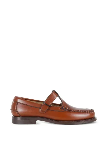 Pantofi loafer Hereu din piele maro