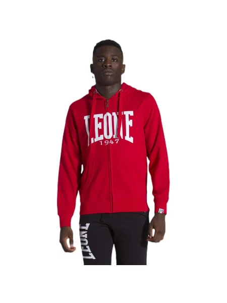 Hanorac din fleece Leone 1947 din fleece roșu