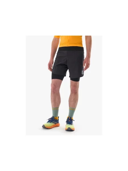 Pantaloni Compressport negru