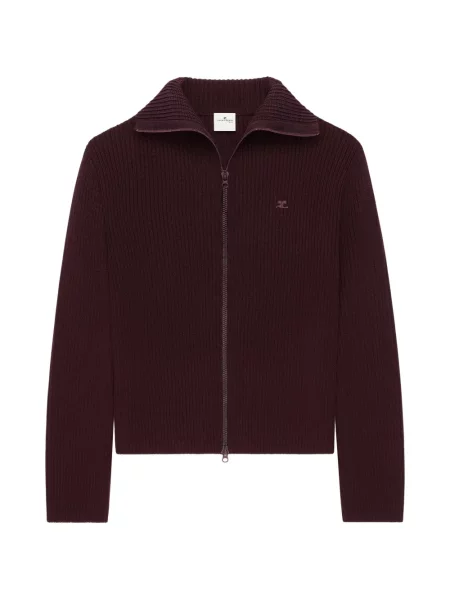 Cardigan Courreges tricotate roșu