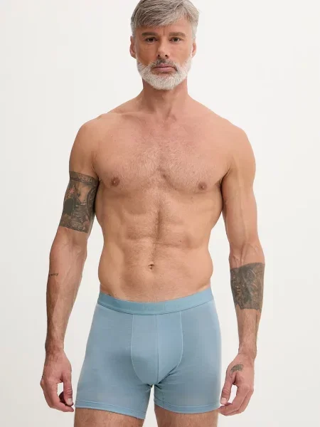 Icebreaker bokserki funkcyjne z dodatkiem merino Mer Cool-Lite Anatomica niebieskie