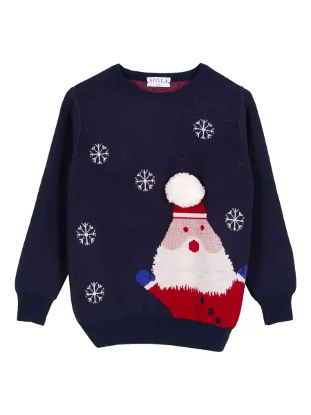 Sweter dziecięcy Siola niebieski