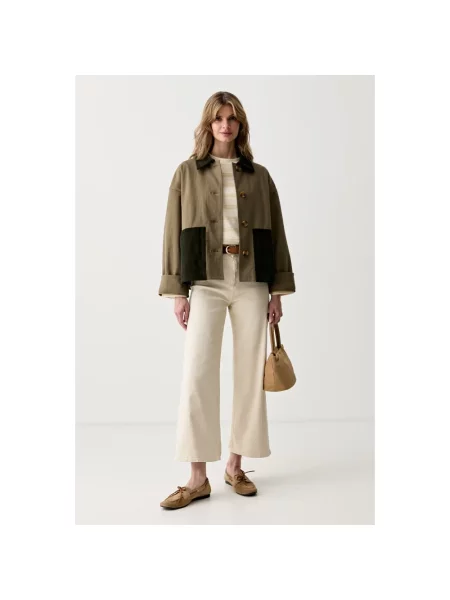 Barbour kurtka przejściowa z bawełną Cloverdale zielona