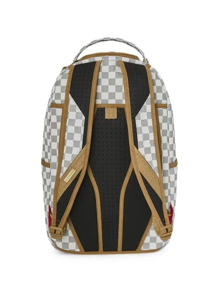 Rucsac Sprayground în carouri alb