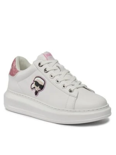 Кожени маратонки Karl Lagerfeld KAPRI бяло