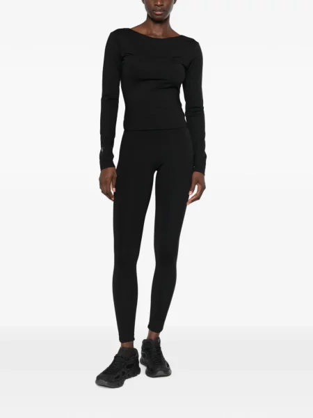Leggings Macron cu autograf negru