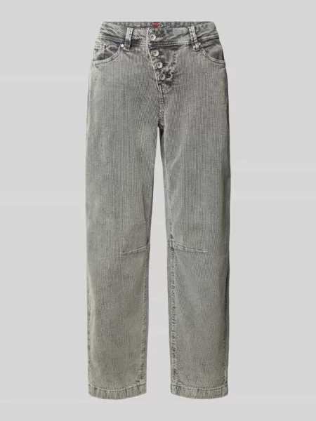 Spodnie sztruksowe o kroju relaxed fit z mieszanki bawełny model Malibu' Buena Vista