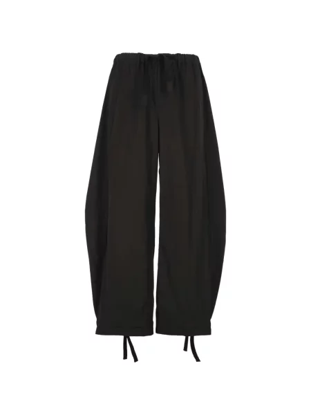 Pantaloni Sacai cu cordon negru