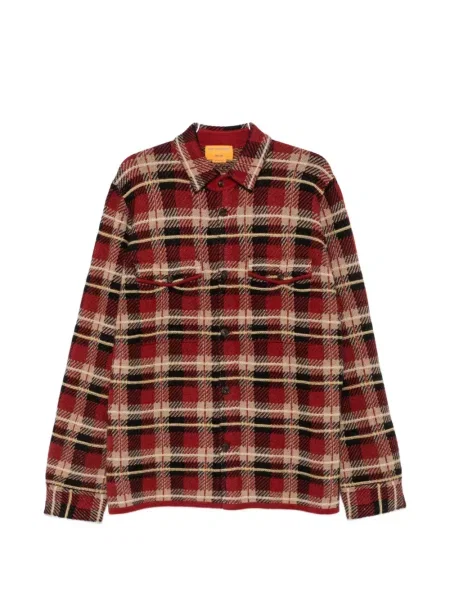 Tricou polo Guest In Residence în carouri roșu