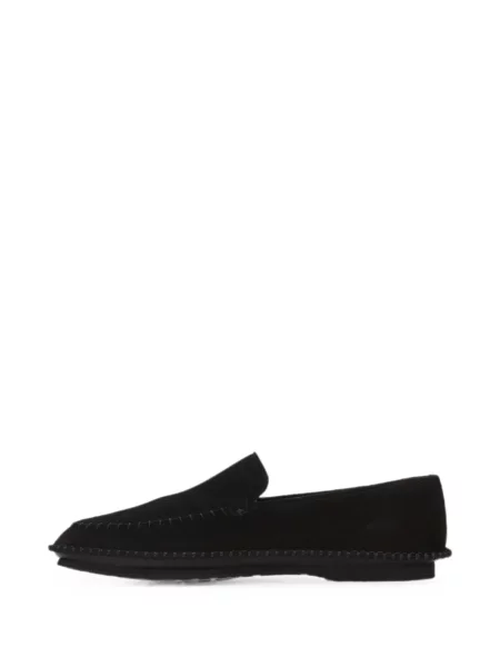 Pantofi loafer Premiata din piele de căprioară negru