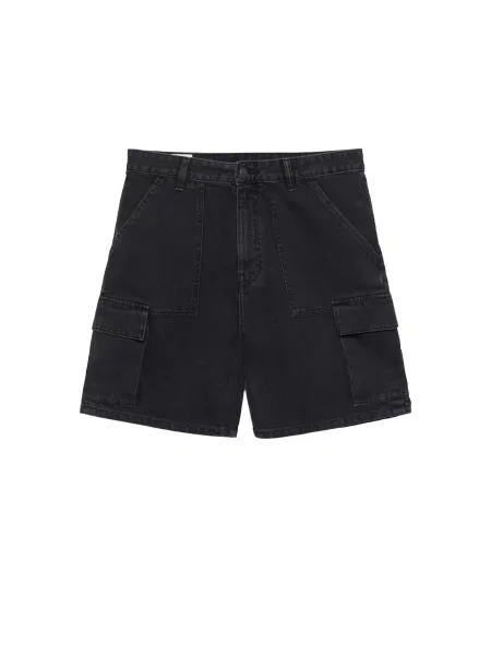 Pull&Bear Pantaloni eleganți denim negru