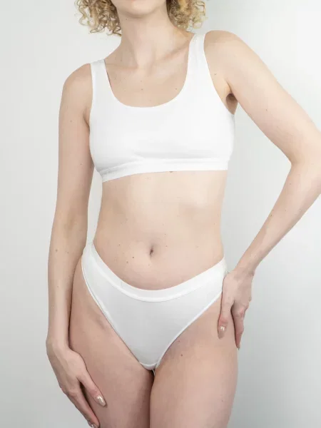 Elegante Труси Бавовна/еластан білий