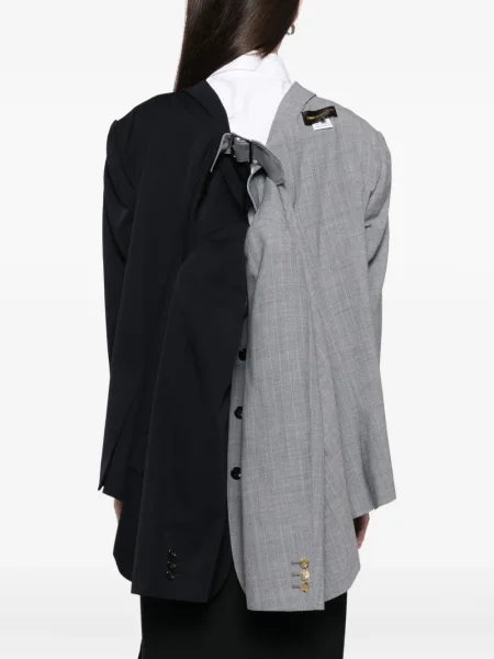 Geacă Comme Des Garçons în carouri gri