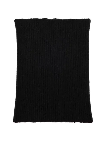 Fular Rick Owens tricotate negru