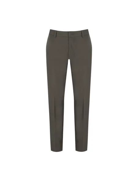 Emporio Armani spodnie proste brązowy