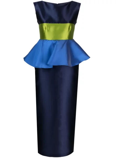 Rochie midi Destree până la genunchi de costum albastru