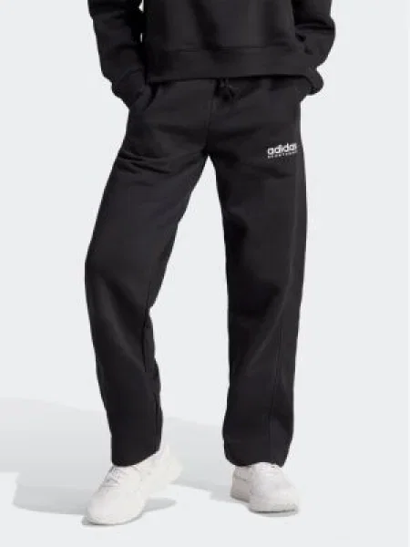 Fleecové grafika jogger nohavice Adidas čierna