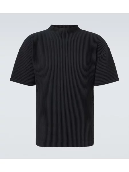 Tričko Homme Plissé Issey Miyake černé
