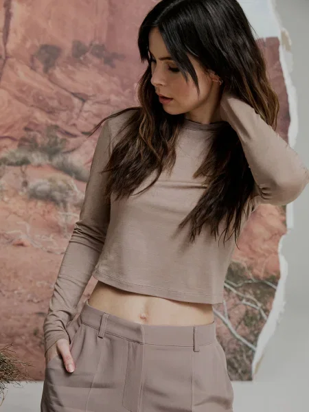 A LOT LESS Tricou Linda' bej